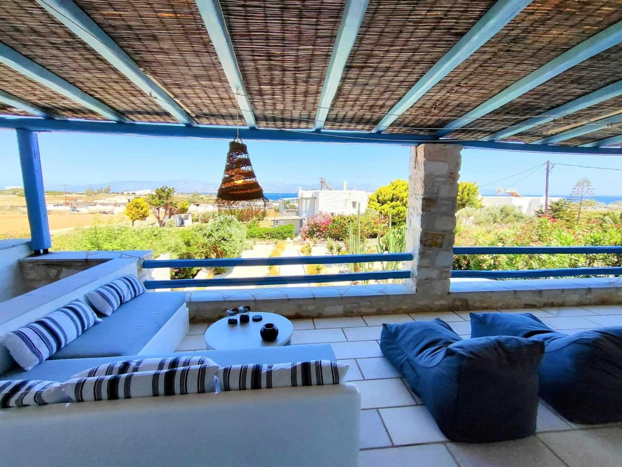 Island Magic - Seaview Villa With Jacuzzi Pool Ambelas Exteriör bild