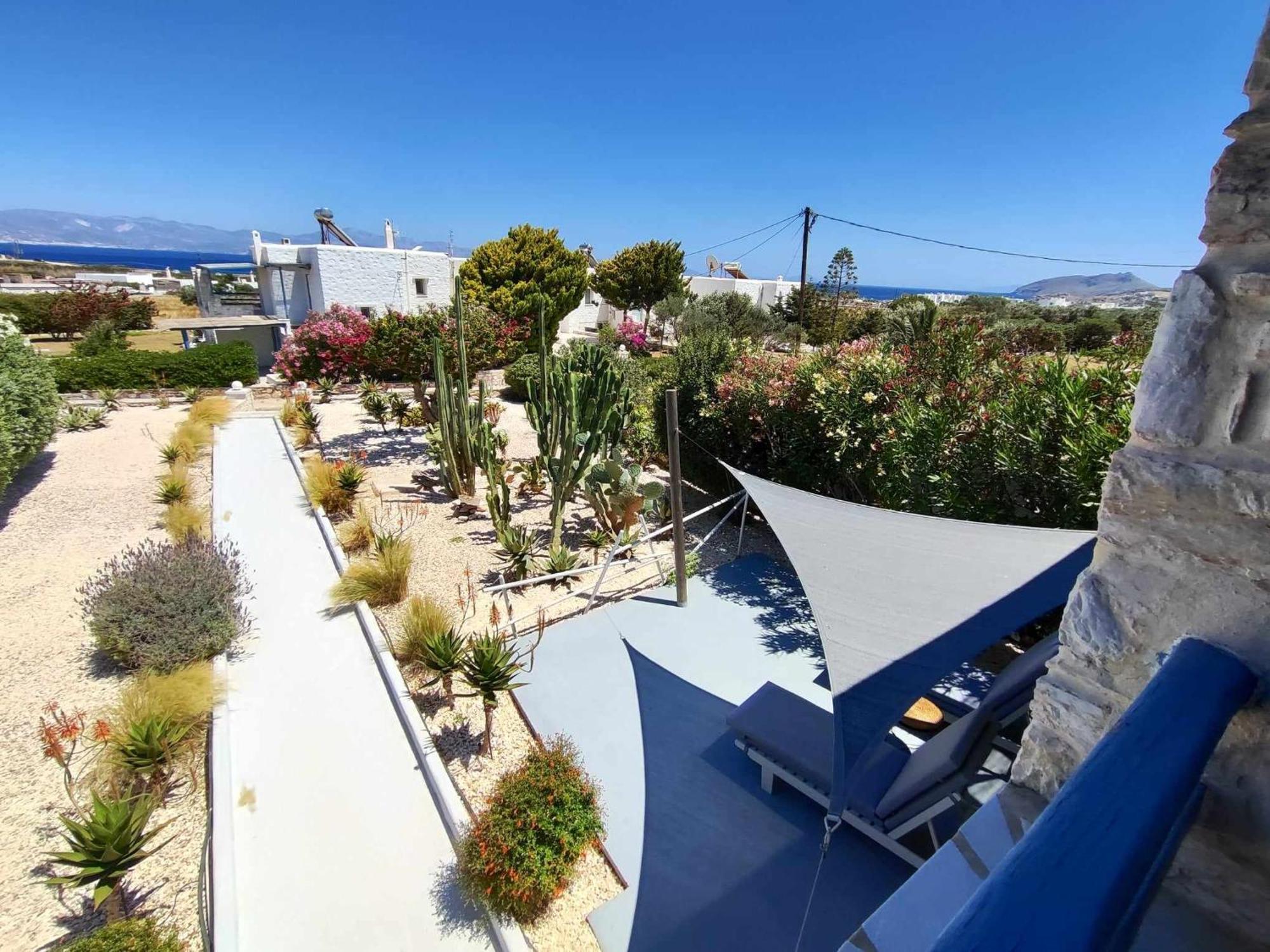 Island Magic - Seaview Villa With Jacuzzi Pool Ambelas Exteriör bild
