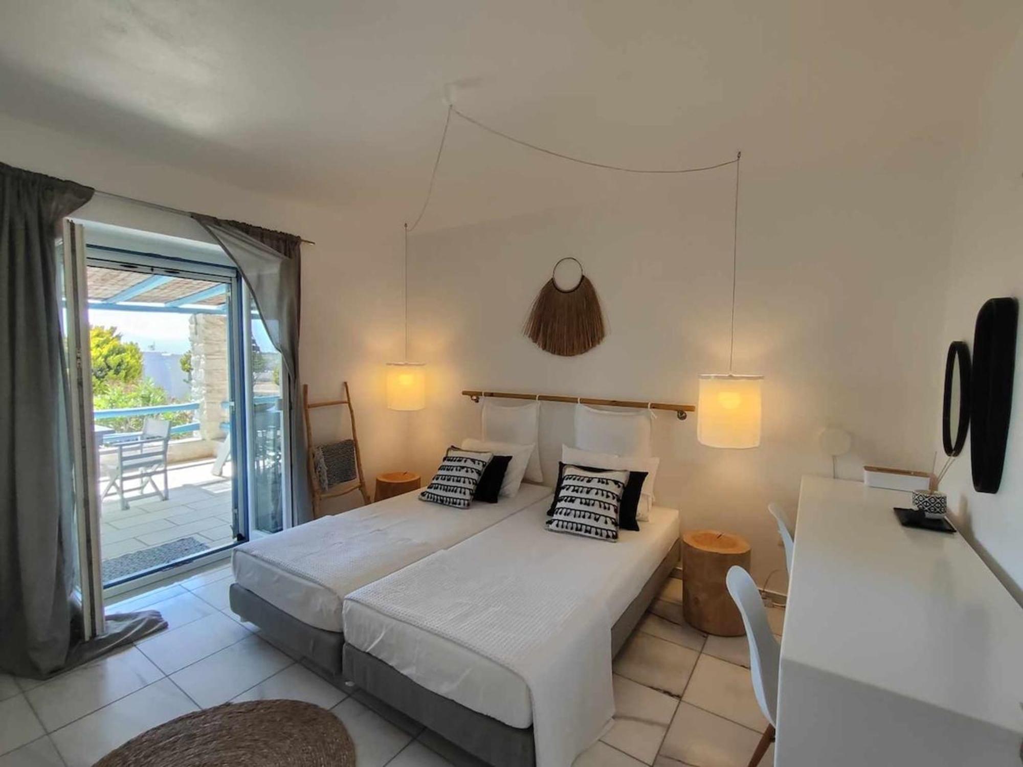 Island Magic - Seaview Villa With Jacuzzi Pool Ambelas Exteriör bild