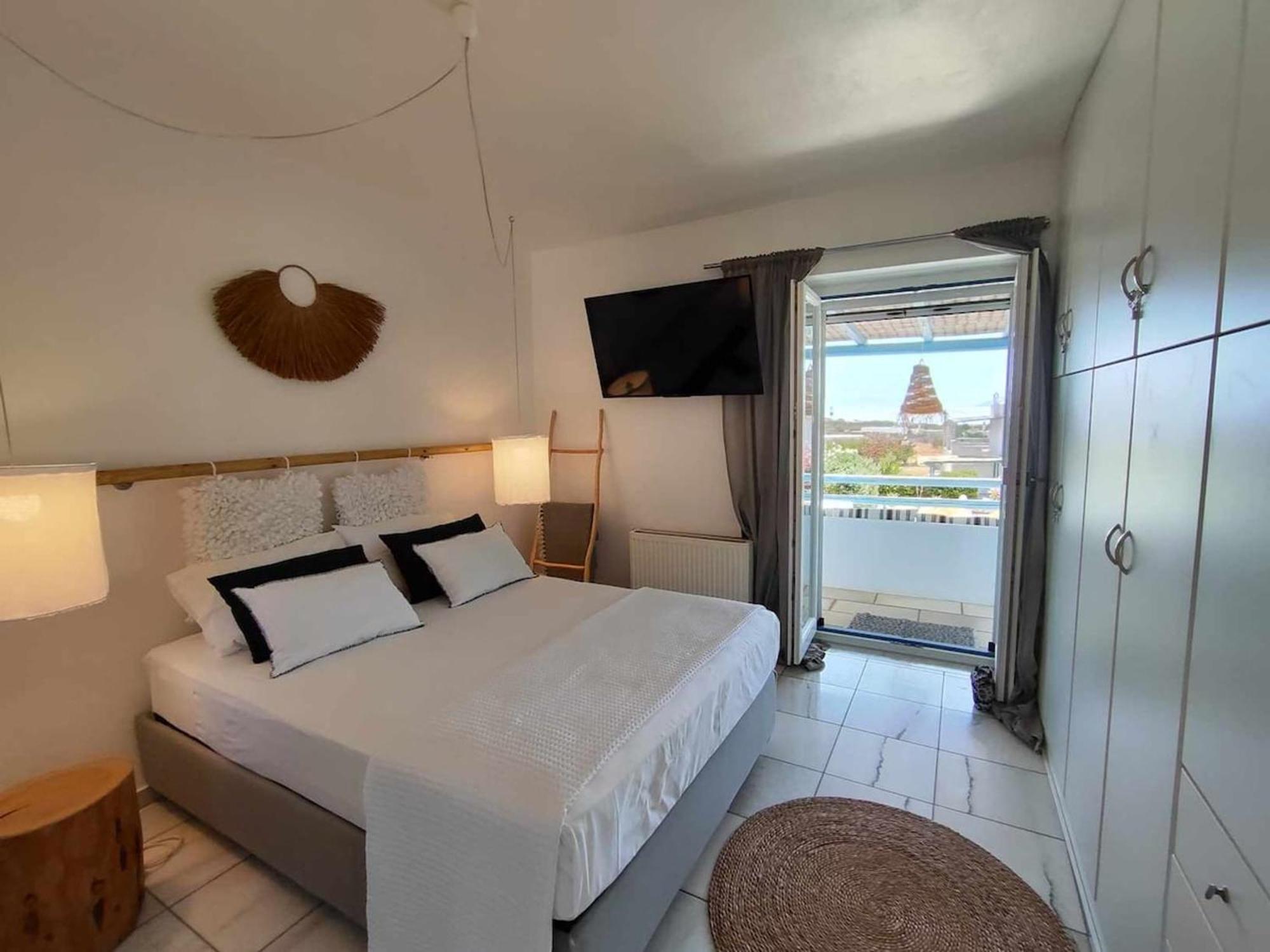 Island Magic - Seaview Villa With Jacuzzi Pool Ambelas Exteriör bild