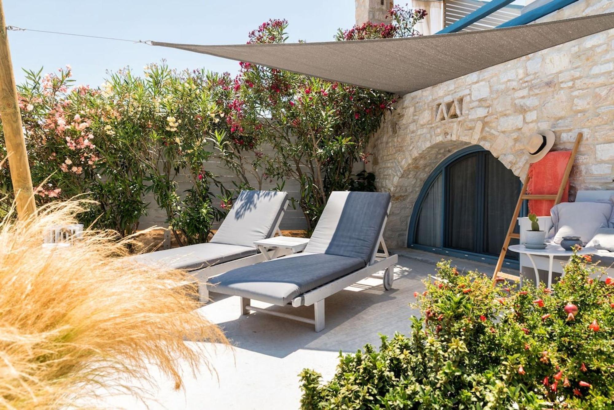 Island Magic - Seaview Villa With Jacuzzi Pool Ambelas Exteriör bild