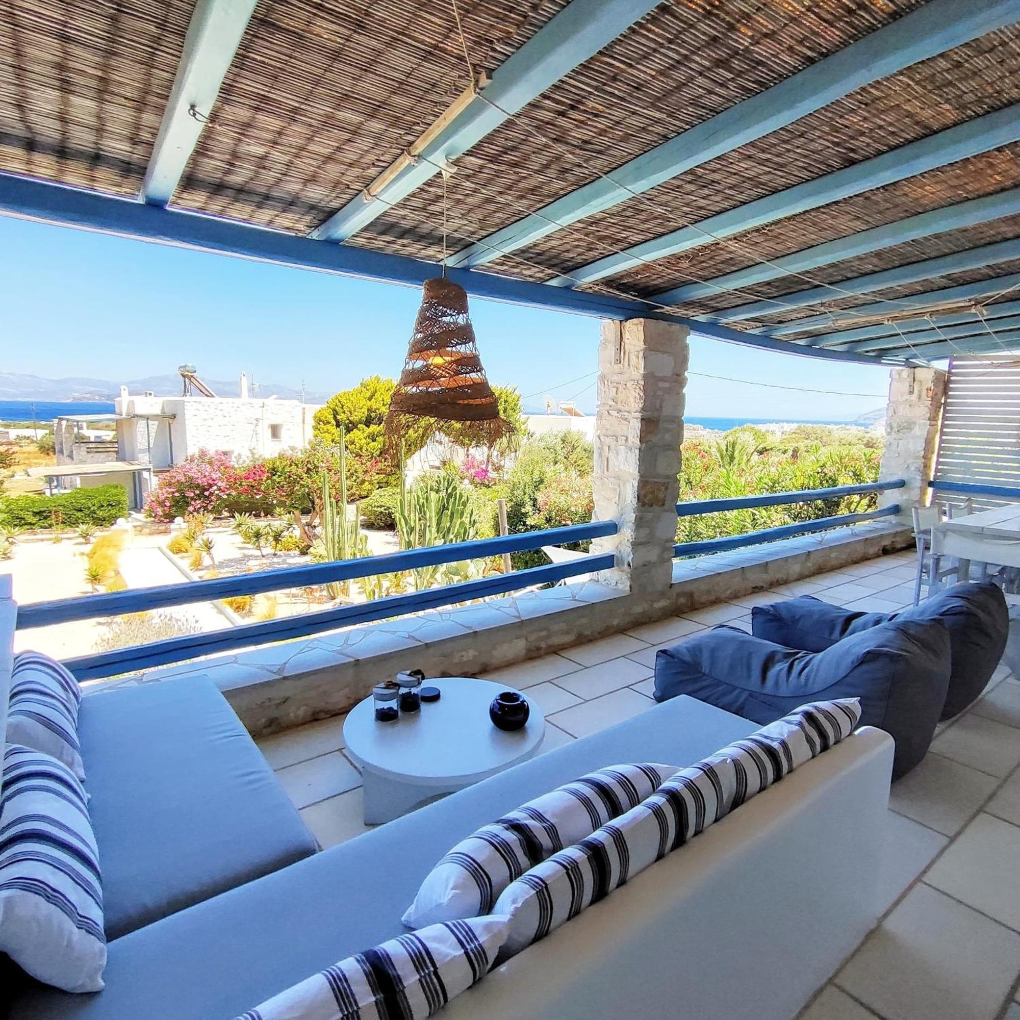 Island Magic - Seaview Villa With Jacuzzi Pool Ambelas Exteriör bild